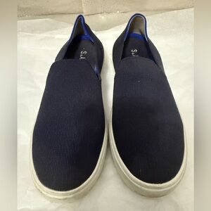ROTHYS SIZE 6 - Navy Blue Original Slip On Sneaker